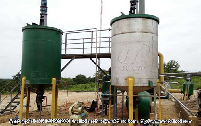 used oil to diesel oil plant