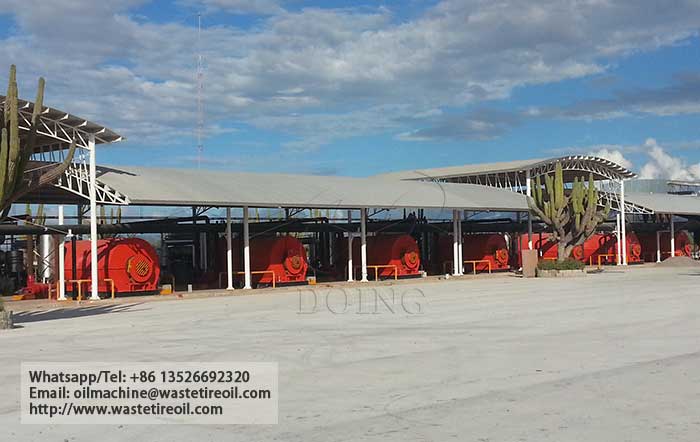 waste tire pyrolysis plant