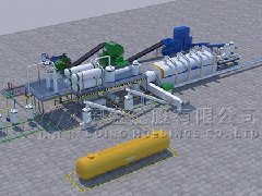 What are the purchase options for waste tire recycling plant that suitable for different processing scales?