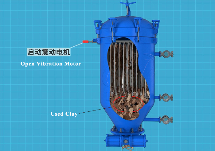 used engine oil filter machine