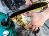 Used motor oil