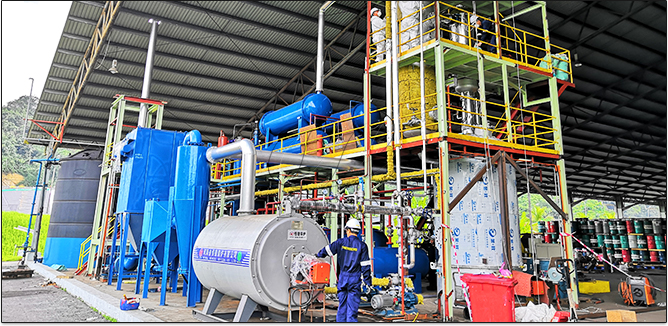 Waste Oil to Diesel Plant